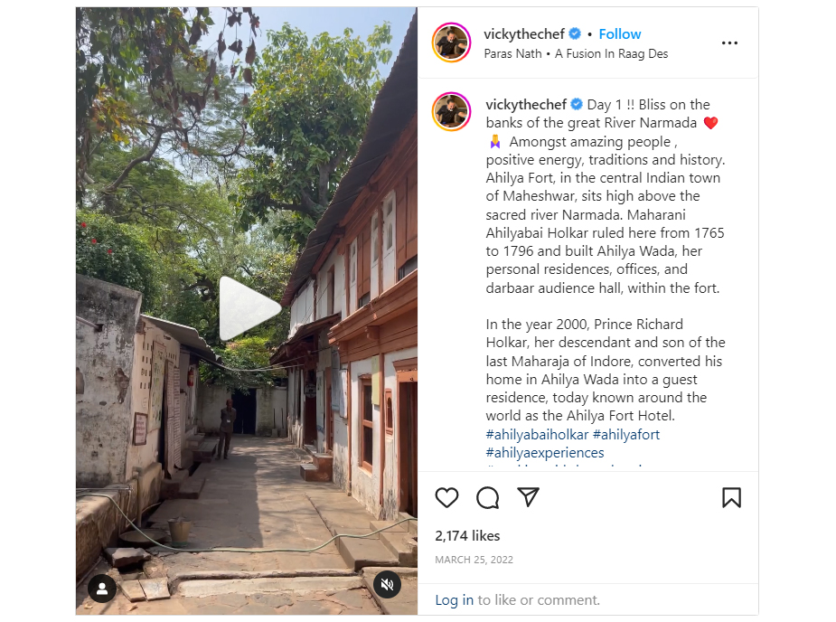 ahilya experiences strategia india influencer social media
